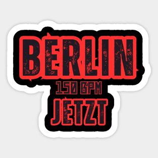 Berlin Techno Kapital Sticker